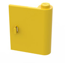 LEGO Yellow Door 1 x 3 x 3 Right with Solid Hinge (3190 / 3192)