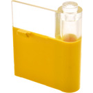 LEGO Giallo Porta 1 x 3 x 3 Destra con Finestra e Orizzontale Maniglia