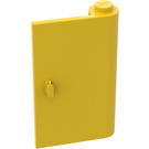 LEGO Yellow Door 1 x 3 x 4 Right with Solid Hinge (446)
