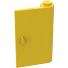 LEGO Jaune Porte 1 x 3 x 4 Droite avec charnière solide (446 / 3192)