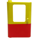LEGO Gelb Tür 1 x 4 x 5 Zug Links mit rot Unterseite Hälfte (4181)