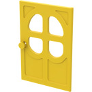 LEGO Amarillo Puerta 2 x 6 x 7 con Cuatro Paneles (4072)