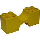 LEGO Jaune Double Arche
 2 x 6 x 2