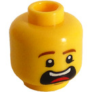 LEGO Jaune Dr. McScrubs Minifigurine Tête (Montant solide encastré) (3626 / 16149)