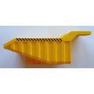LEGO Yellow Dumper Body 16 x 32 x 11 with Ø4.8 with Black and Yellow Danger Stripes Sticker (52045)