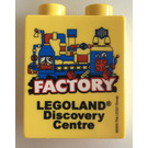 LEGO Duplo Brick 1 x 2 x 2 with Legoland Discovery Centre Factory 2014 with Bottom Tube (15847)