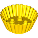 LEGO Gelb Duplo Cupcake Liner 4 x 4 x 1.5 (18805 / 98215)
