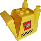 LEGO Yellow Duplo dump truck rear with hatch (31257)