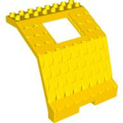 LEGO Yellow Duplo Roof with Opening 8 x 8 x 6.5 (87654)