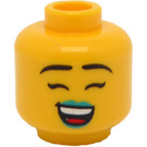 LEGO Yellow E-Sports Gamer Head (Recessed Solid Stud) (3274 / 105596)