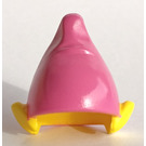 LEGO Gelb Ohren mit Dark Pink Elf Hut (13787)