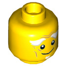 LEGO Geel Ed Minifiguur Hoofd (Verzonken solide nop) (3626 / 34653)