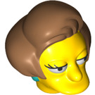 LEGO Keltainen Edna Krabappel Pää (20488)