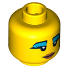 LEGO Yellow Egyptian Queen Head (Recessed Solid Stud) (3626 / 97084)