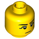 LEGO Gelb Egyptian Warrior Minifigure Kopf (Sicherheitsbolzen) (3626 / 19147)