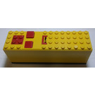 LEGO Gelb Electric 9V Battery Box 4 x 14 x 4 Unterseite  Assembly (2847)