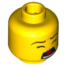 LEGO Yellow Elephant Girl Minifigure Head (Recessed Solid Stud) (3626)