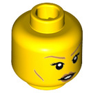 LEGO Gelb Elf Girl Minifigure Kopf (Einbau-Vollbolzen) (3626 / 32617)