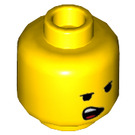 LEGO Giallo Emmet (70814) Minifigure Testa (Perno solido incassato) (3626 / 18275)