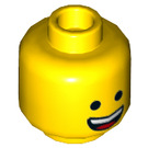 LEGO Gelb Emmett Kopf (Einbau-Vollbolzen) (3626 / 44258)