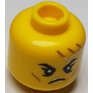 LEGO Yellow Empress Beatrix head (Recessed Solid Stud) (3274)