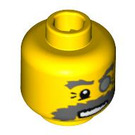 LEGO Gelb Explorer Kopf (Einbau-Vollbolzen) (3626 / 91809)