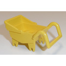 LEGO Yellow Fabuland Pram without wheels