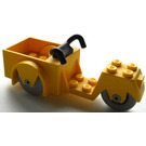 LEGO Gul Fabuland Tricycle med Lys Grå Hjul