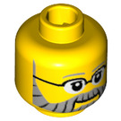 LEGO Jaune Farmer Minifigure Diriger (Goujon solide encastré) (3626 / 24687)