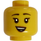 LEGO Jaune Female Espacer Fan (Goujon solide encastré) (3626)