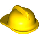 LEGO Yellow Firefighter Helmet with Brim (3834)