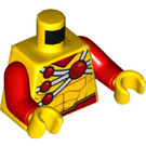 LEGO Gelb Firestorm Minifigur Torso (973 / 76382)