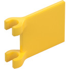 LEGO Gelb Flagge 2 x 2 ohne ausgestellten Rand (2335 / 11055)