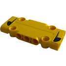 LEGO Gelb Eben Panel 3 x 7 mit Luft Vents Aufkleber (71709)