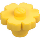 LEGO Gul Blomst 2 x 2 med Solid knott (98262)