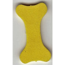 LEGO Yellow Foam Part Scala Bone Shaped Large