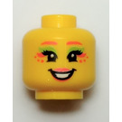 LEGO Gelb Folk Fairy Kopf (Einbau-Vollbolzen) (3626)
