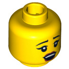 LEGO Yellow Fortune Teller Head (Safety Stud) (3626 / 11498)