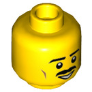 LEGO Geel Fred Finley Minifigure Hoofd (Verzonken Solid Stud) (3626 / 36346)
