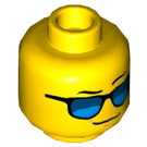 LEGO Yellow Fun at the Beach Volleyball Player Minifigure Head (Recessed Solid Stud) (3626 / 33916)