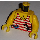 LEGO Jaune Gabarros Torse avec Jaune Bras et Jaune Mains (973)