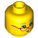 LEGO Gelb Gardener Minifigure Kopf (Einbau-Vollbolzen) (3626 / 63134)
