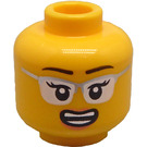 LEGO Gul Gayle Gossip Hoved (Forsænket solid knops) (3274 / 102894)