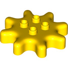 LEGO Yellow Gear Wheel Z8 with Tube with o Clutch Power (26832)