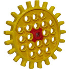 LEGO Gelb Ausrüstung mit 21 Zähne und Axlehole Im zentrum