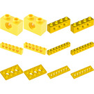 LEGO Yellow Girder Beams and Plates Set 1217-1