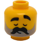 LEGO Gelb Goatherd Kopf (Einbau-Vollbolzen) (3274)