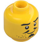 LEGO Yellow Golden Master Minifigure Head (Recessed Solid Stud) (3626 / 38986)