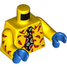 LEGO Yellow Gonzo Minifig Torso (973 / 76382)
