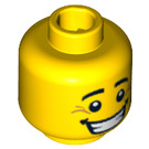 LEGO Gelb Graduate Kopf (Sicherheitsbolzen) (3626 / 97089)